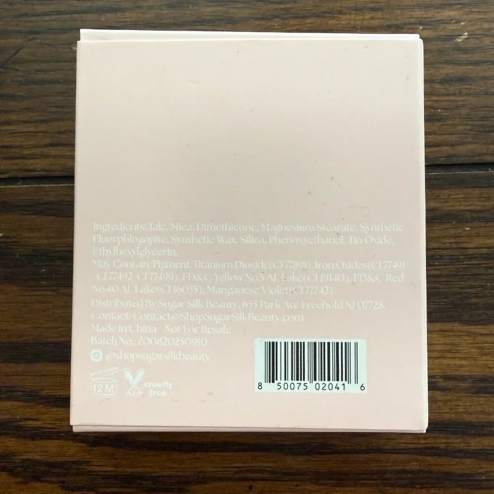 Sugar Silk Beauty Ethereal Eyes Palette 9 Shades Neutral Shimmer Matte